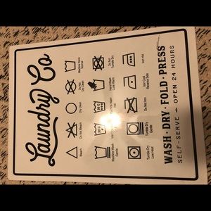 Laundry room wall decor